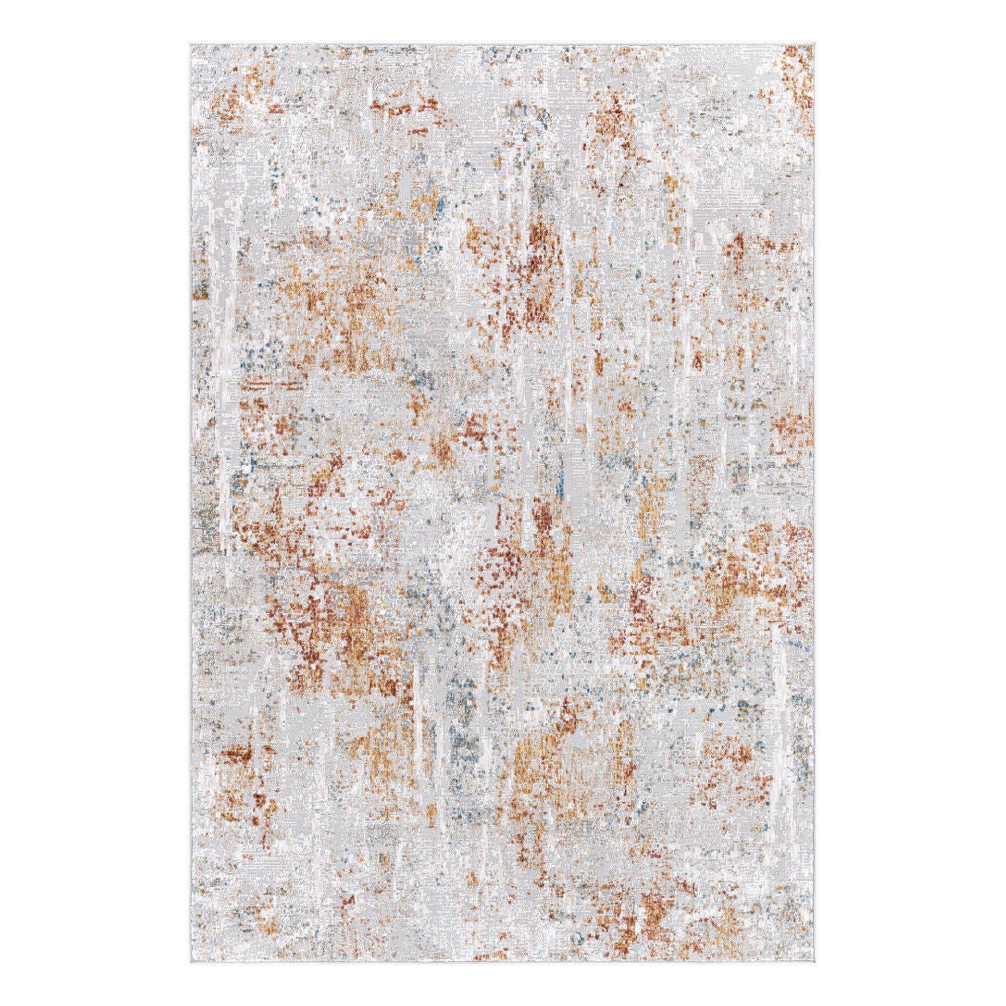Carmel Blue/Rust Machine Woven Rug CRL-2311 - 13'11" x 10'