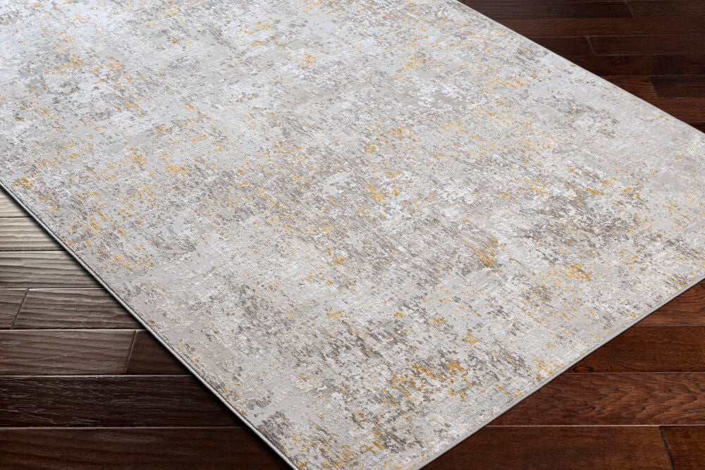 Carmel Brown/Taupe Machine Woven Rug - corner