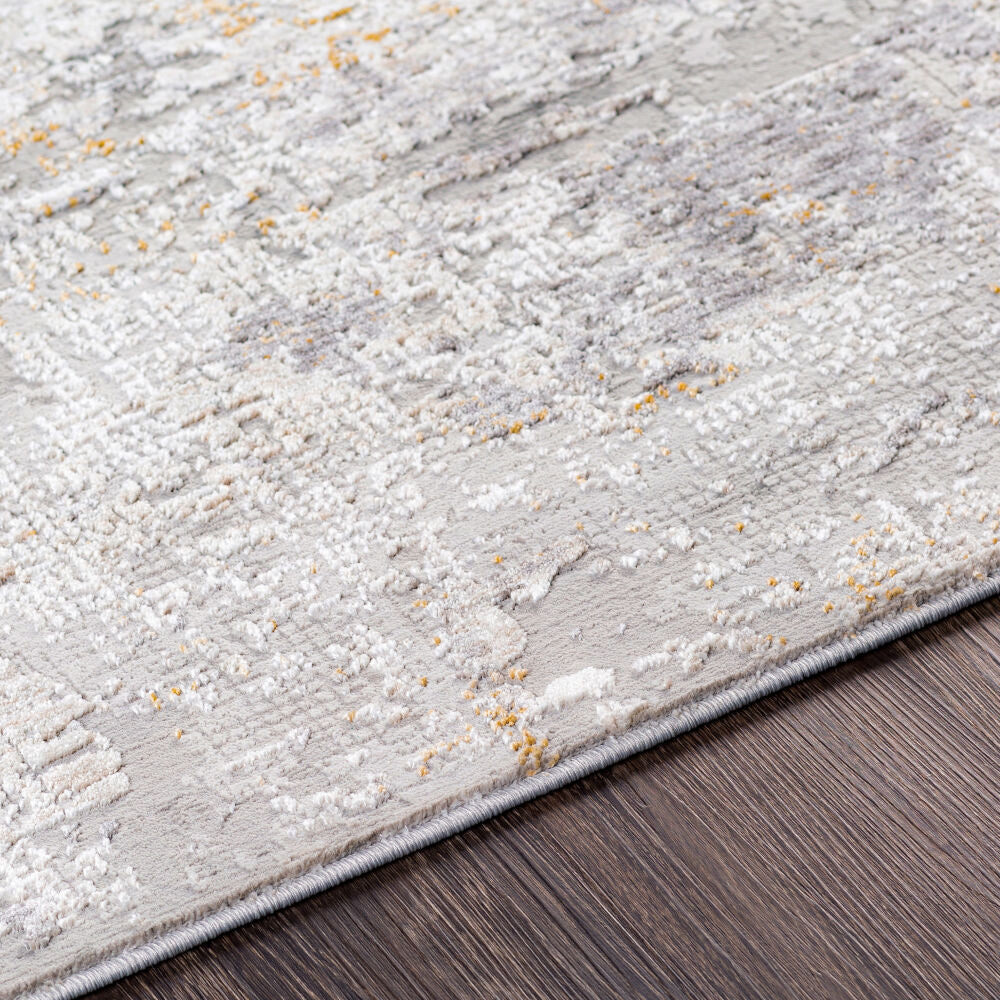 Carmel Brown/Taupe Machine Woven Rug - texture