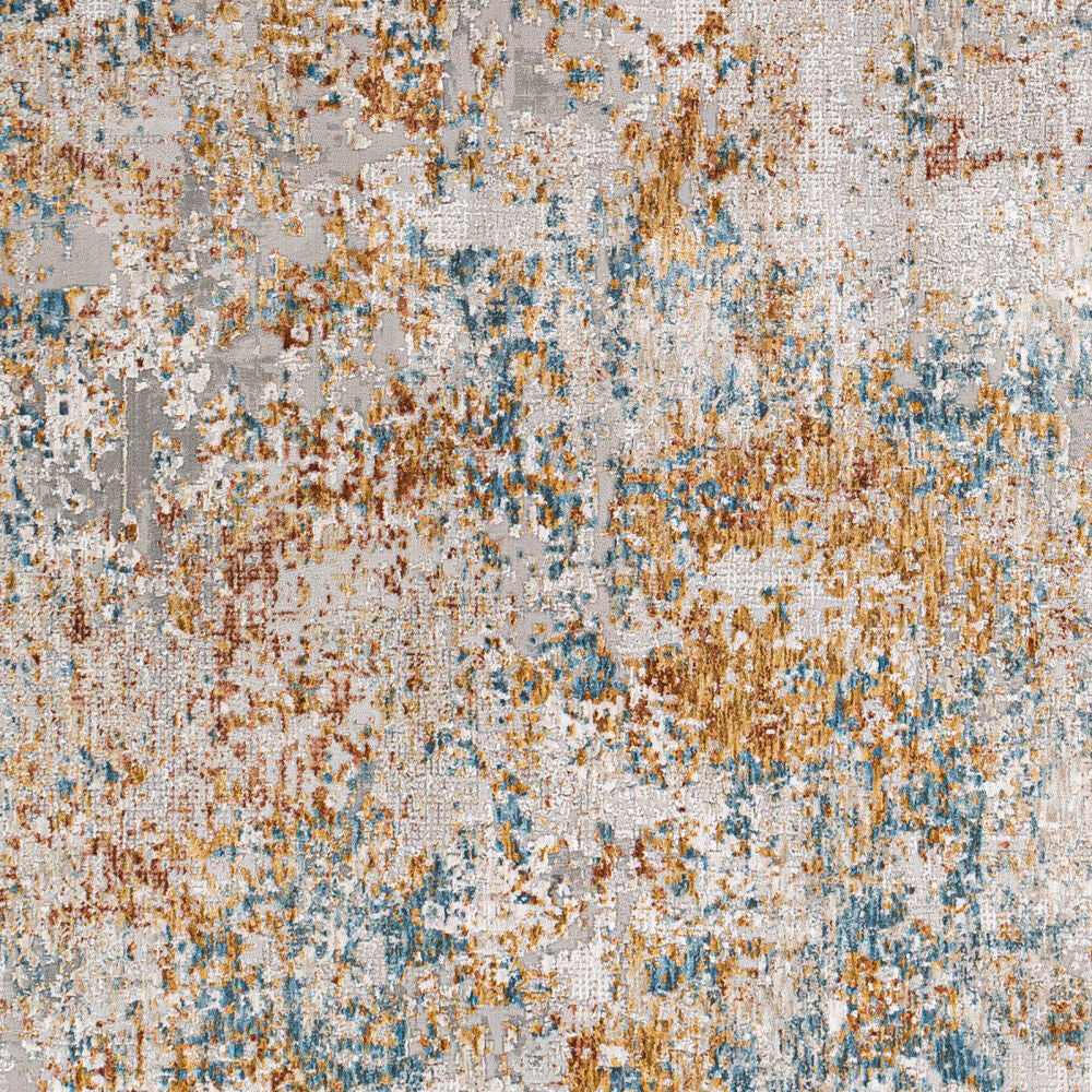 Carmel Blue/Taupe Machine Woven Rug CRL-2316 - swatch