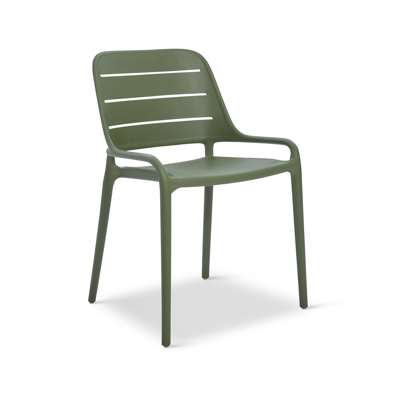 Jasper Outdoor Stacking Chair (Set of 4) - Army Green