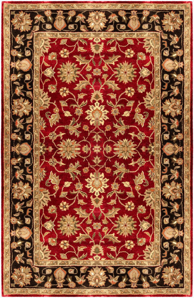 Crowne Black/Taupe Handmade Rug - 10' x 14'
