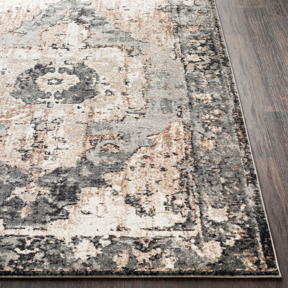 Chelsea Camel/Slate Machine Woven Rug - front