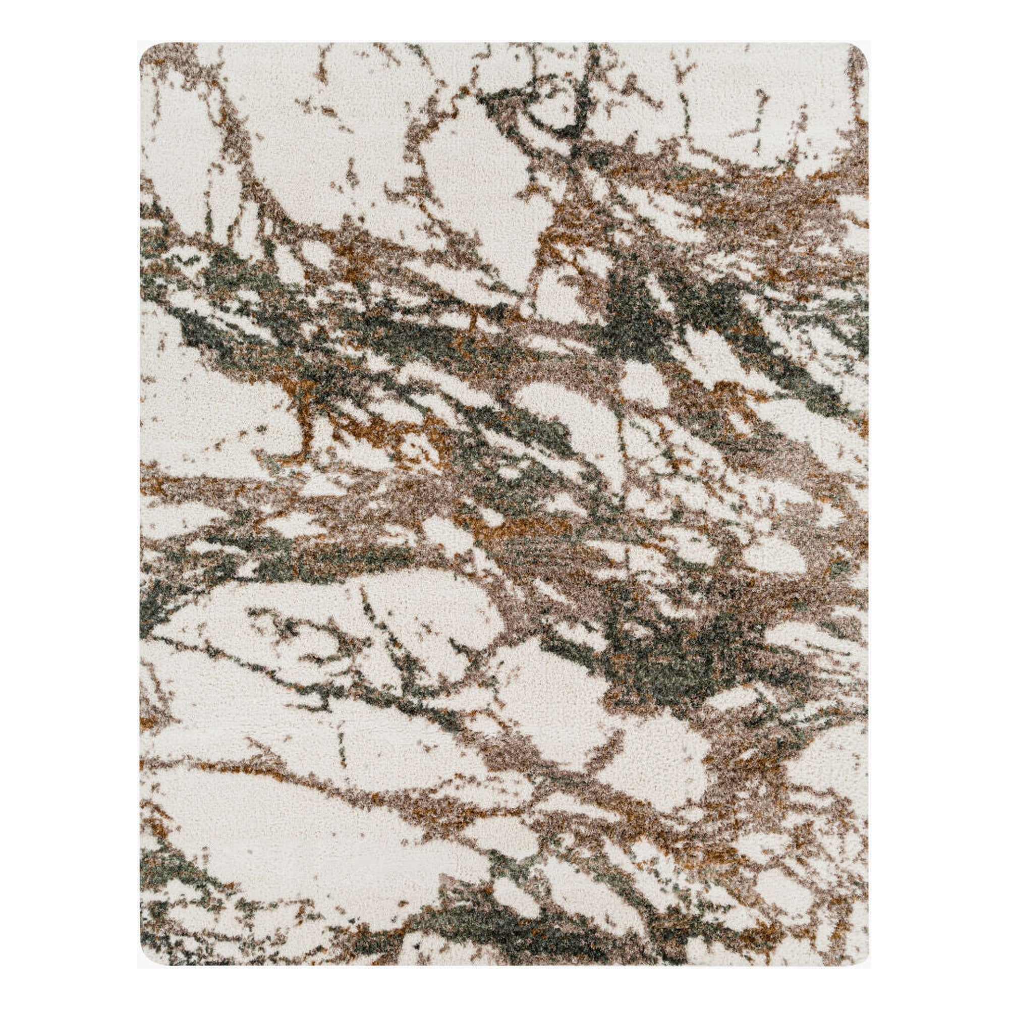 Celestial Shag Cream/Sage Machine Woven Rug CSG-2303 - 2' x 2'11"
