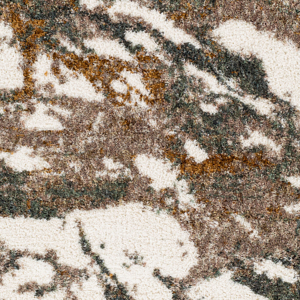 Celestial Shag Cream/Sage Machine Woven Rug CSG-2303 - swatch