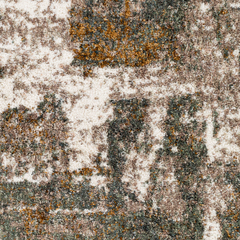 Celestial Shag Cream/Sage Machine Woven Rug CSG-2306 - swatch