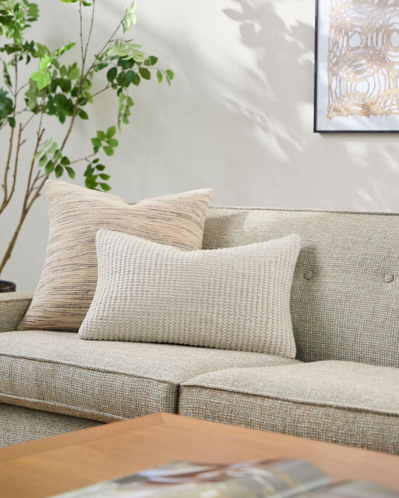 Chunky Grid Lumbar Pillow CUG-003 - styleshot