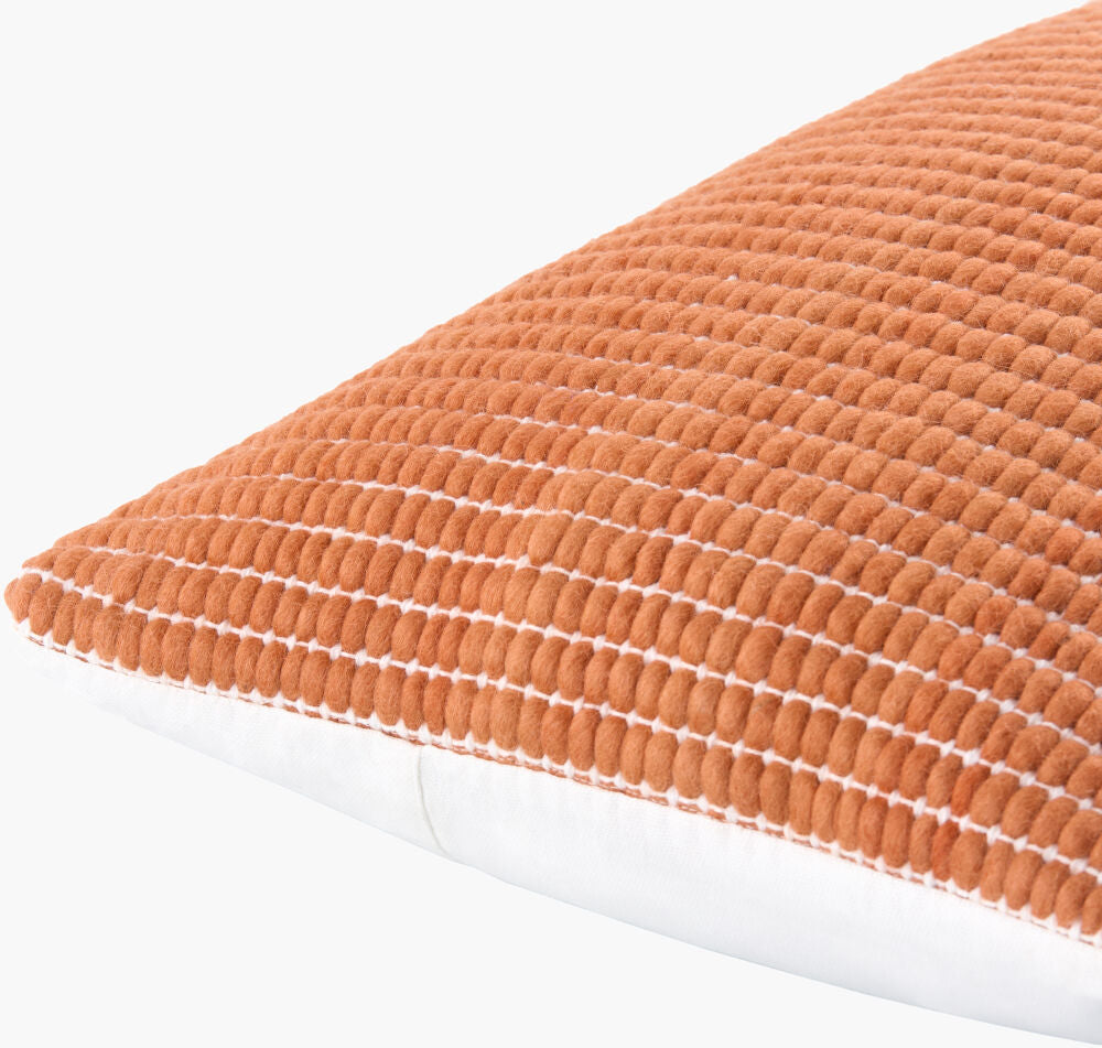 Chunky Grid Lumbar Pillow CUG-005 - corner