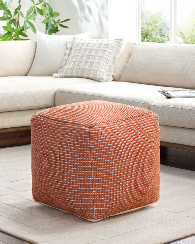 Chunky Grid Pouf CUPF-003 - styleshot