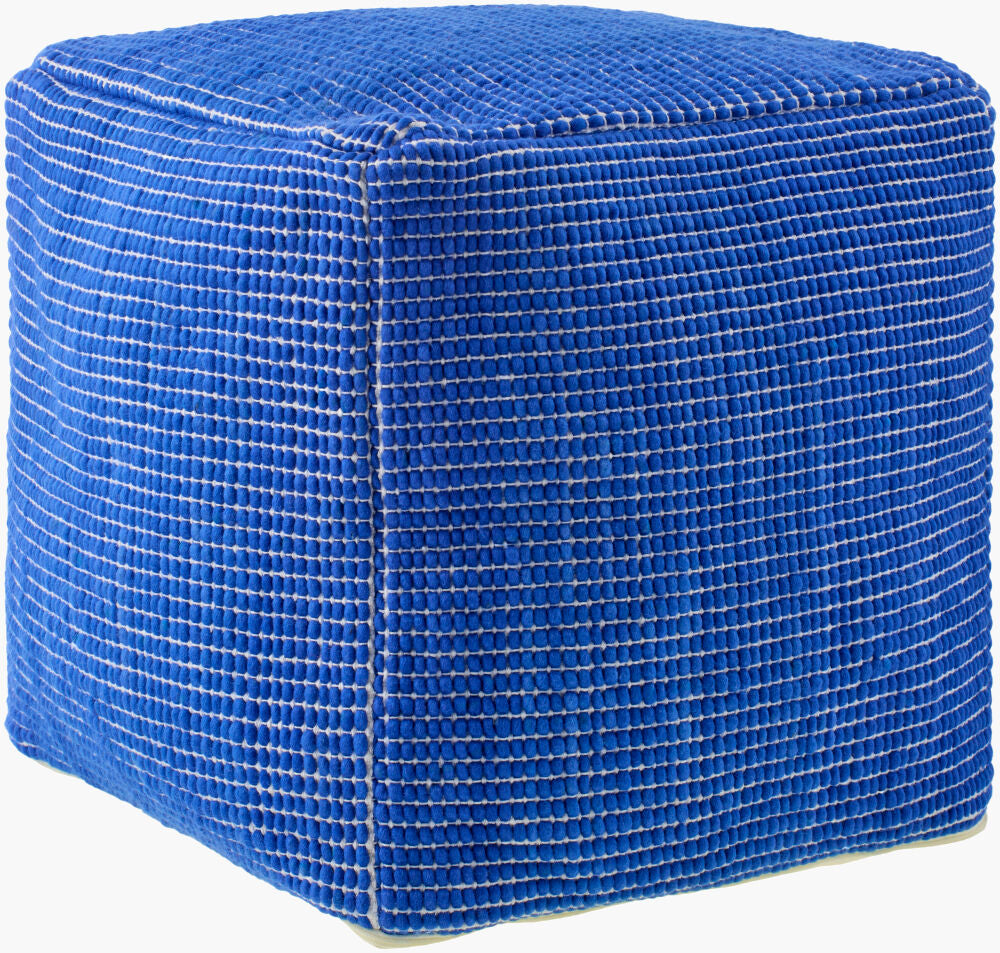 Chunky Grid Pouf CUPF-004 - 18"H x 18"W x 18"D