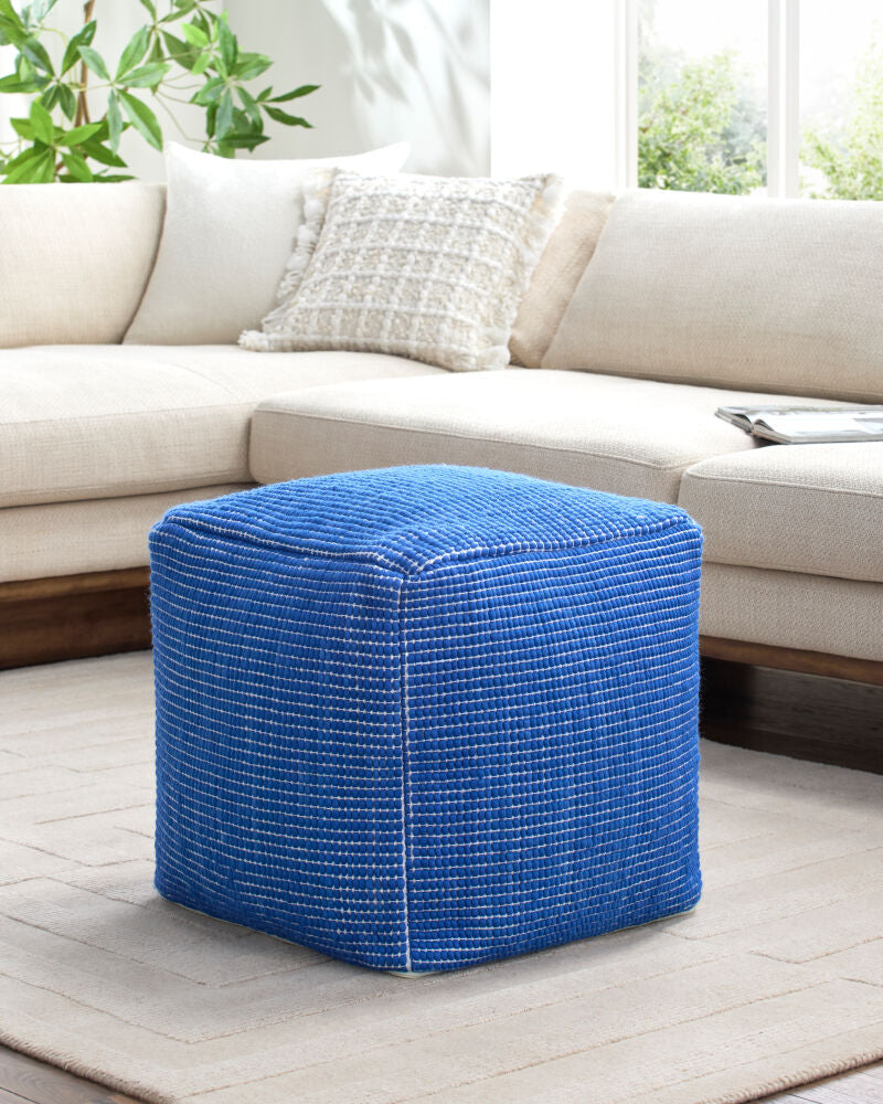 Chunky Grid Pouf CUPF-004 - styleshot