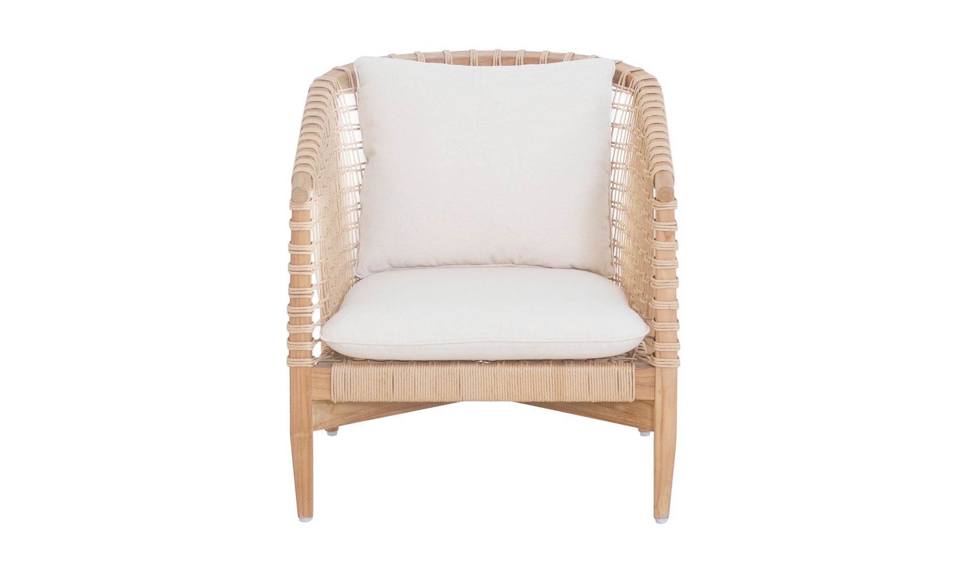 Kuna Outdoor Lounge Chair White by Moe's Home Collection - view 6