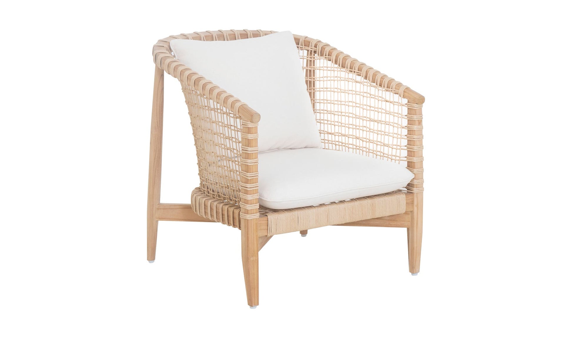 Kuna Outdoor Lounge Chair White by Moe's Home Collection - view 8