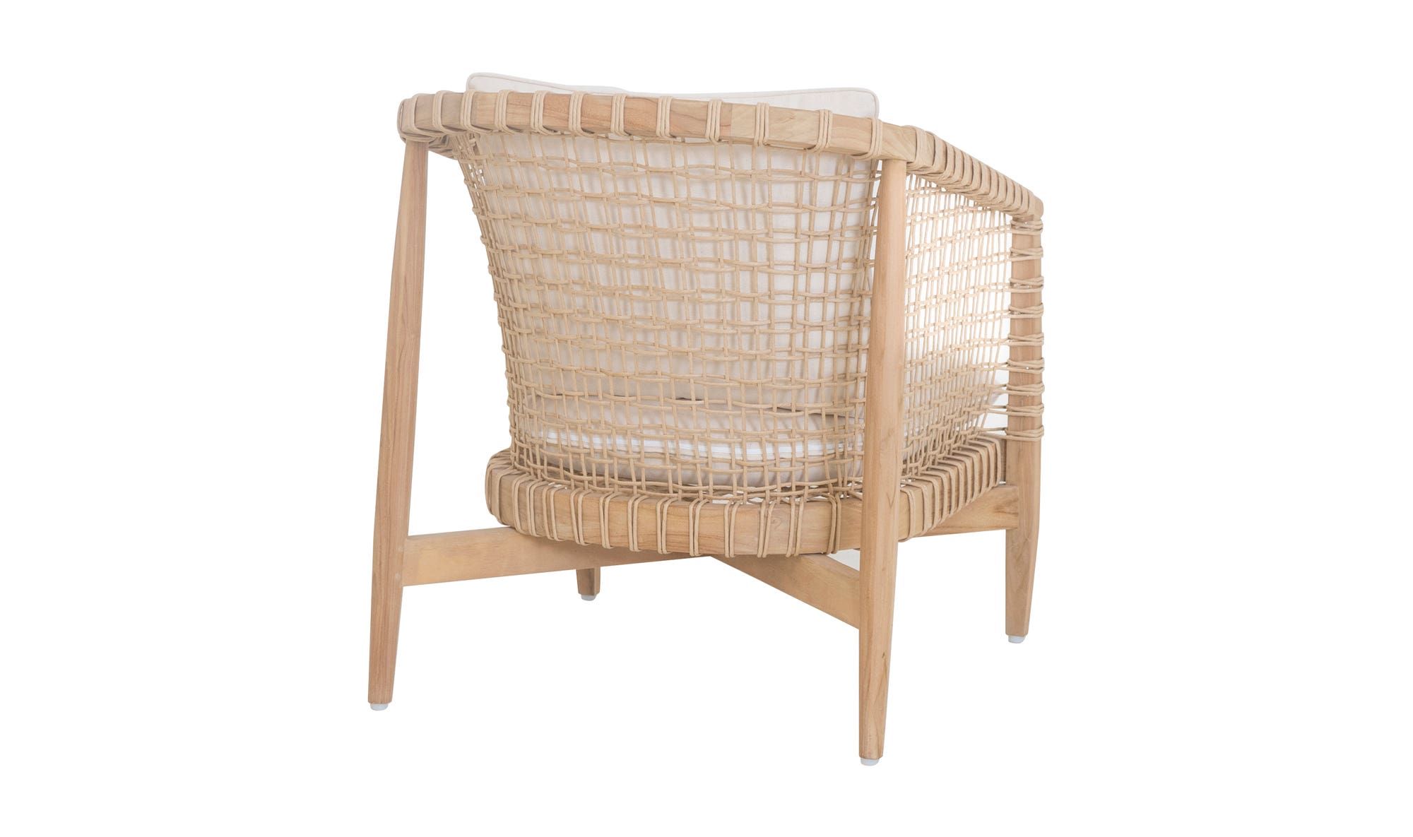 Kuna Outdoor Lounge Chair White by Moe's Home Collection - view 9