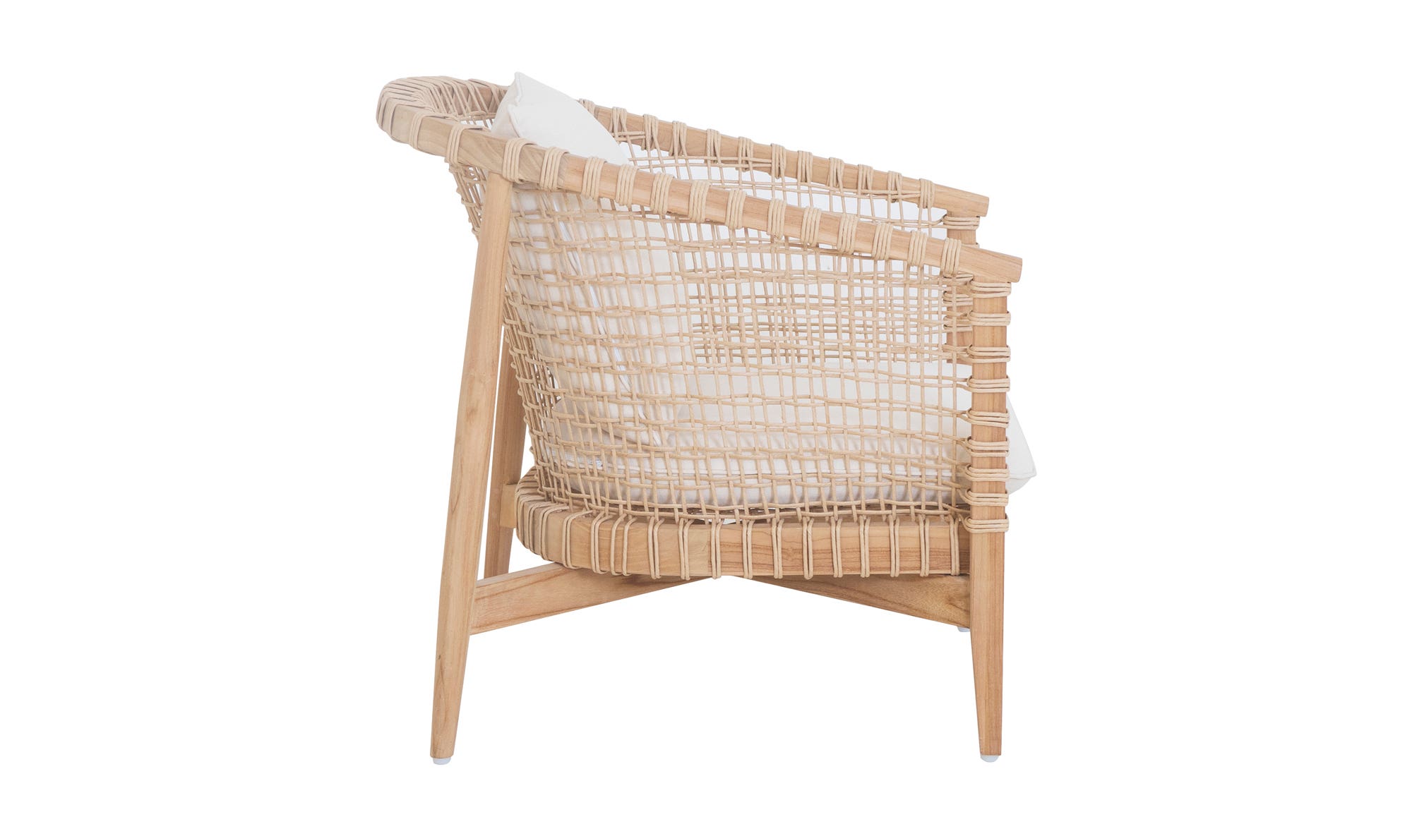 Kuna Outdoor Lounge Chair White by Moe's Home Collection - view 10