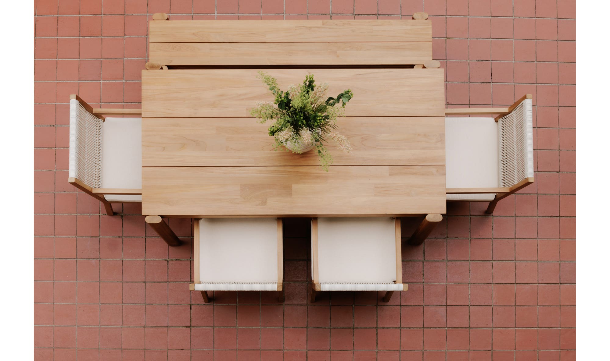 Tempo Outdoor Dining Bench Natural by Moe's Home Collection - view 14