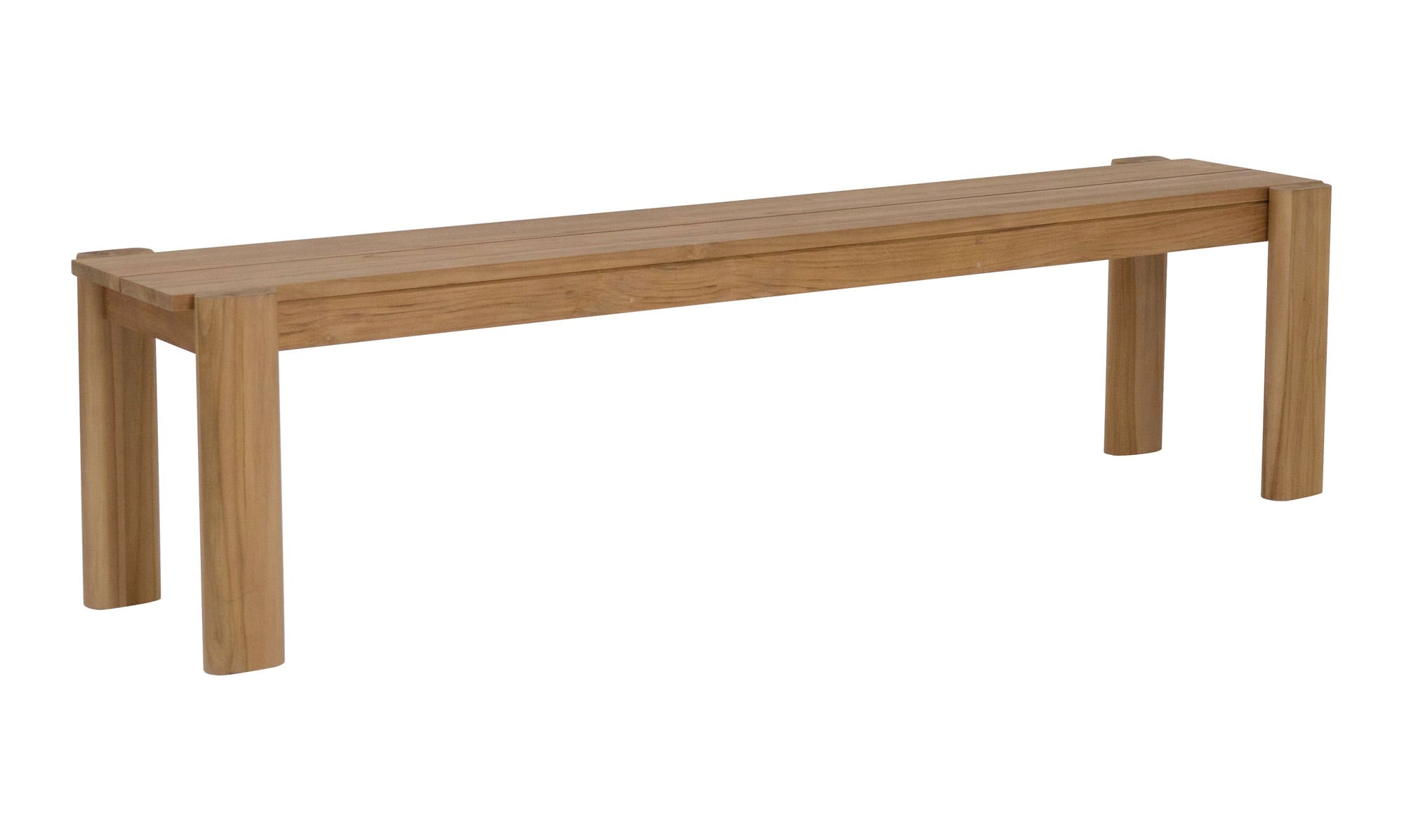 Tempo Outdoor Dining Bench Natural by Moe's Home Collection - view 10