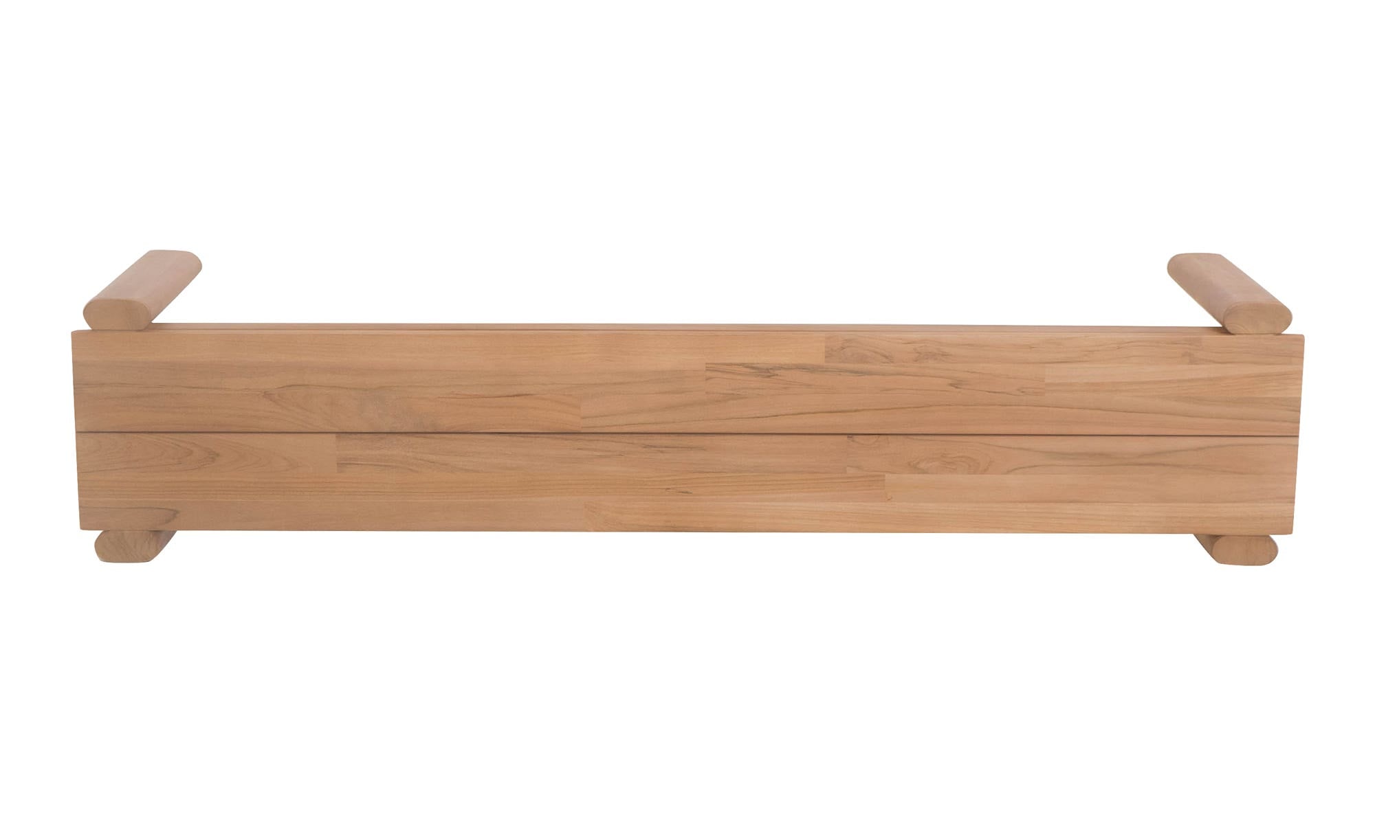 Tempo Outdoor Dining Bench Natural by Moe's Home Collection - view 11