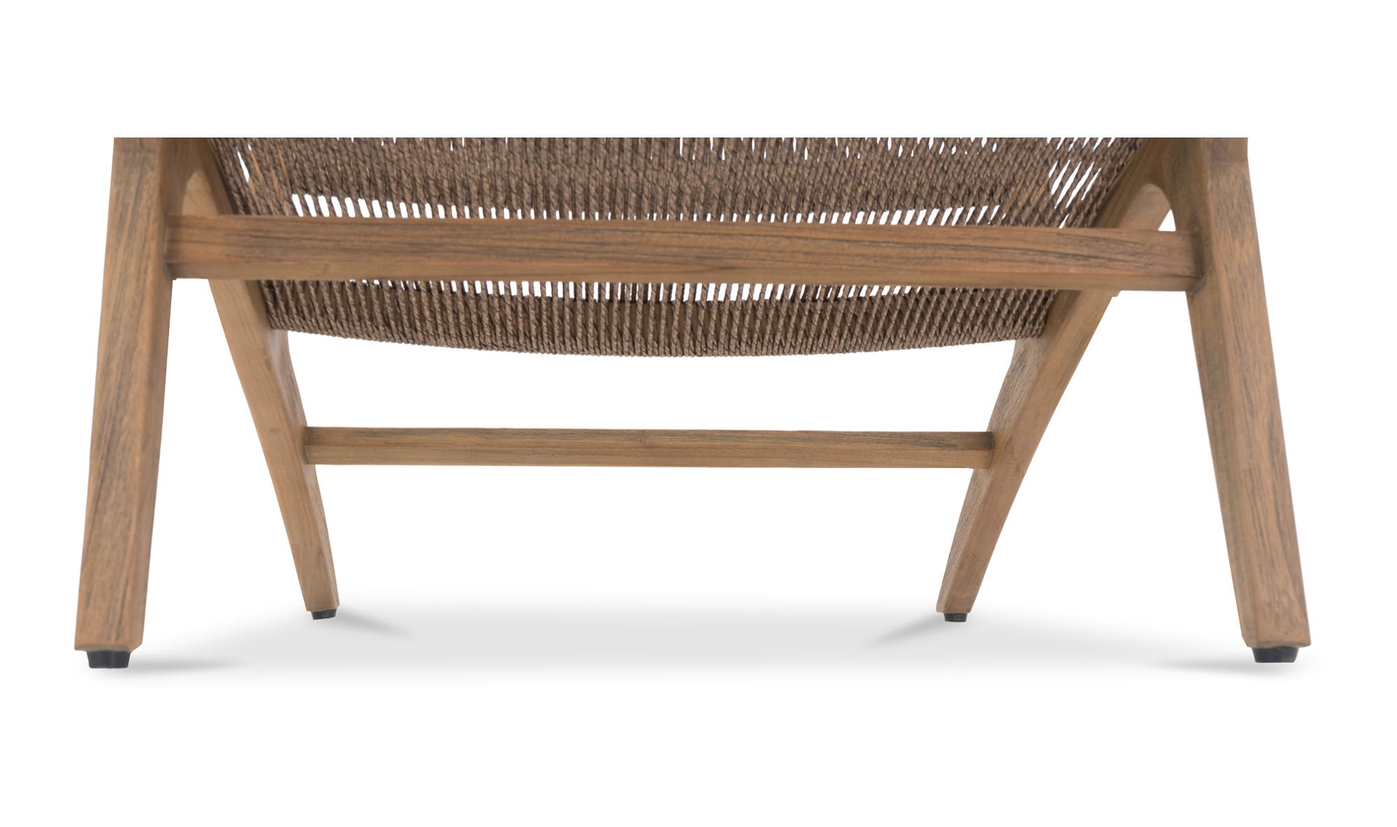 Palma Outdoor Lounge Chair Warm Brown by Moe's Home Collection - view 8