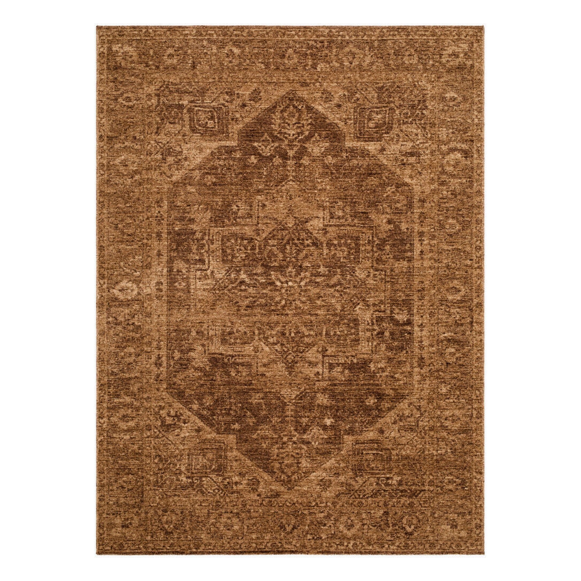 Cyrus Brown/Tan Machine Woven Rug - 10' x 14'