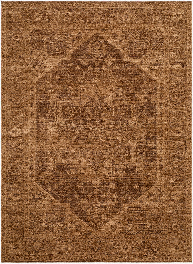 Cyrus Brown/Tan Machine Woven Rug - 10' x 14'