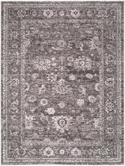 Cyrus Light Gray/Medium Green Machine Woven Rug - 10' x 14'