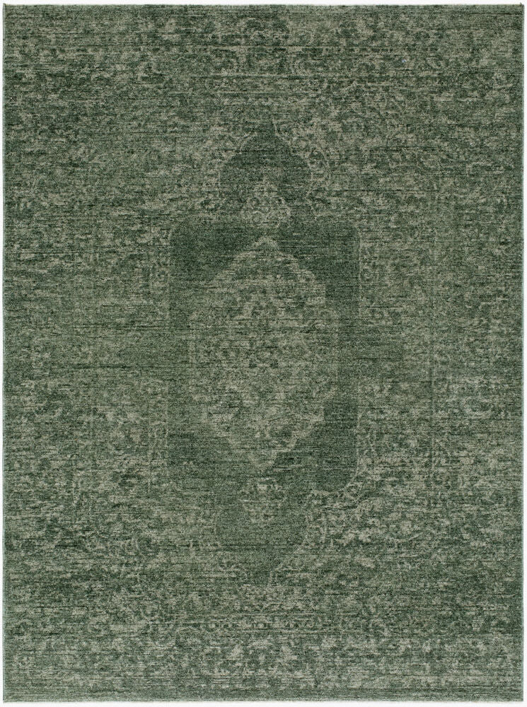 Cyrus Medium Green/Sage Machine Woven Rug - 10' x 14'