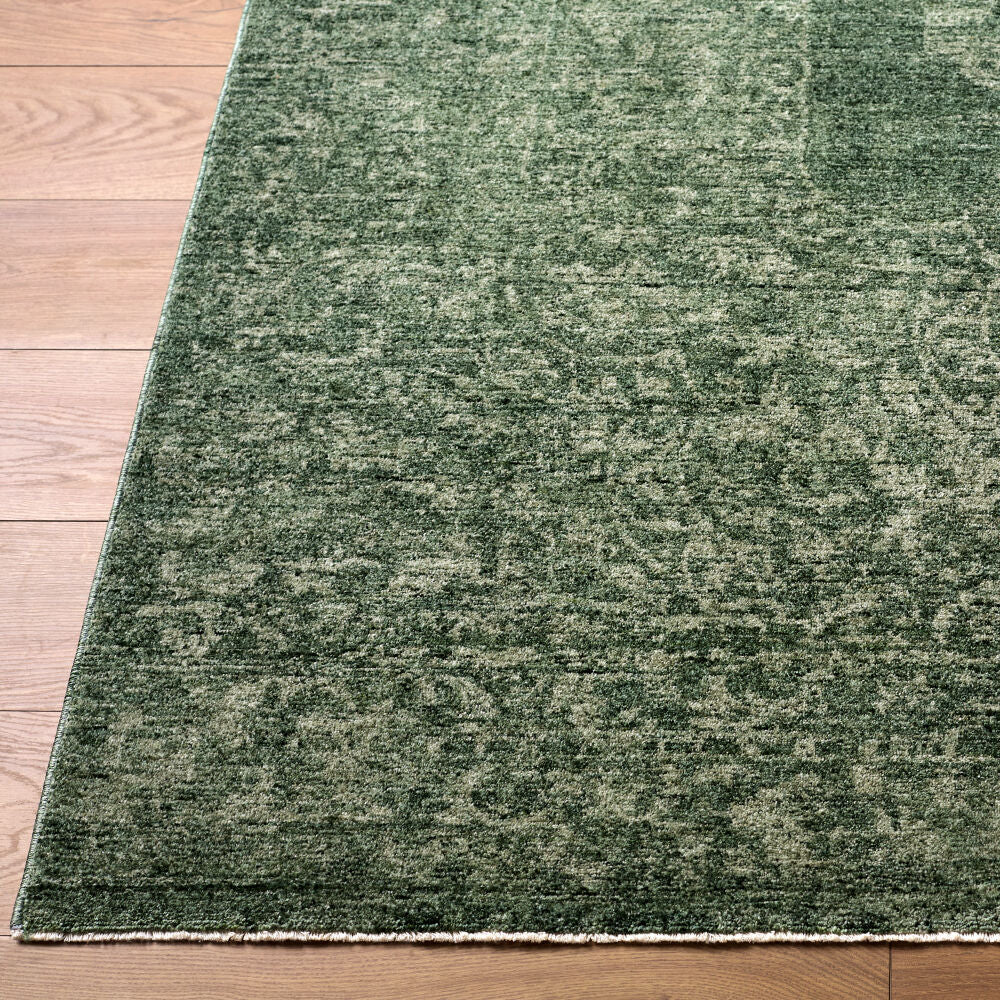 Cyrus Medium Green/Sage Machine Woven Rug - front