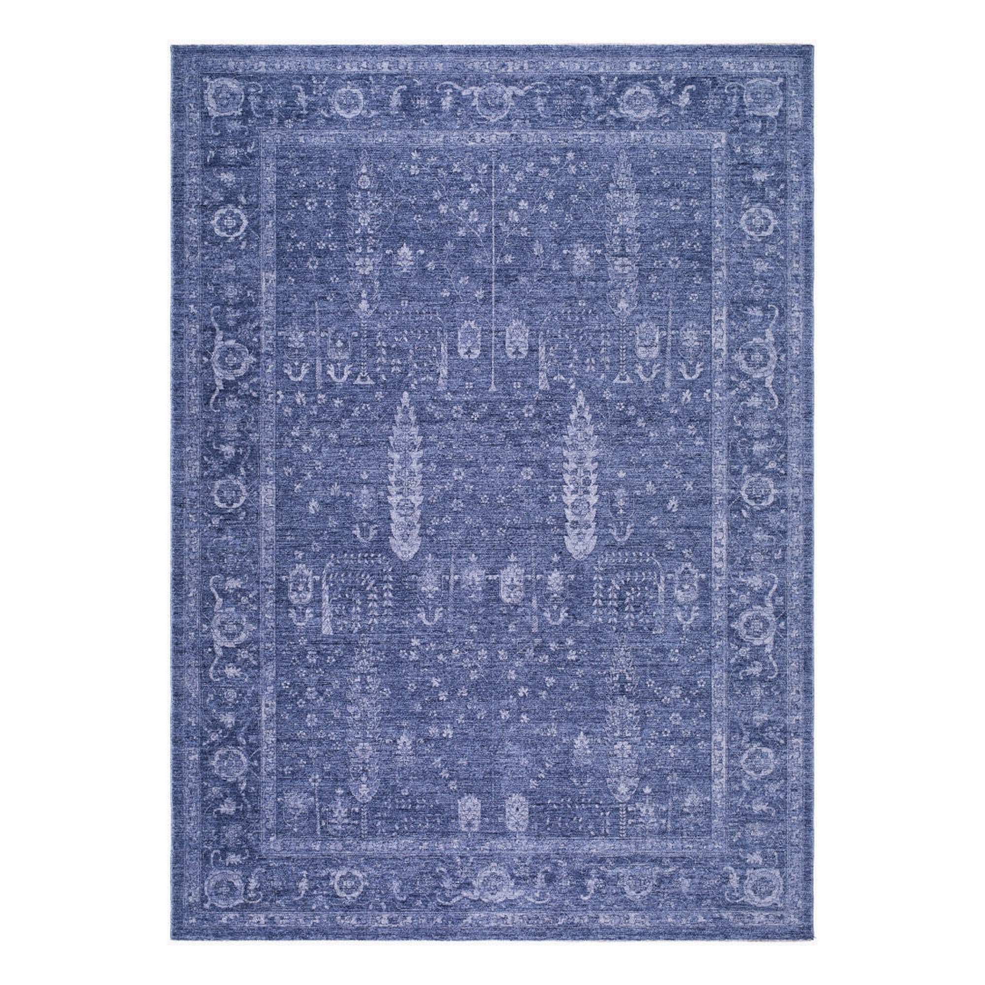 Cyrus Blue/Denim Machine Woven Rug - 10' x 14'
