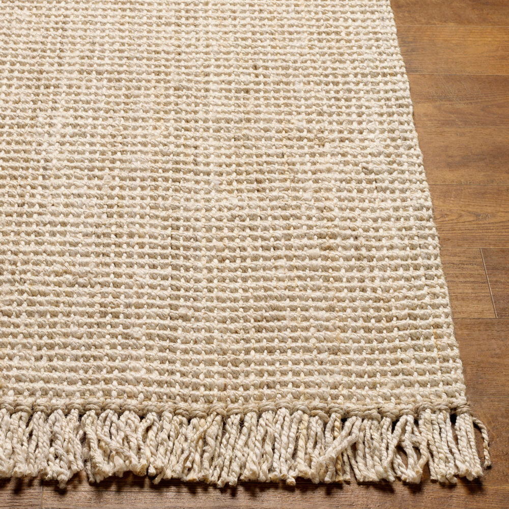 Chunky Naturals Cream Handmade Rug - front