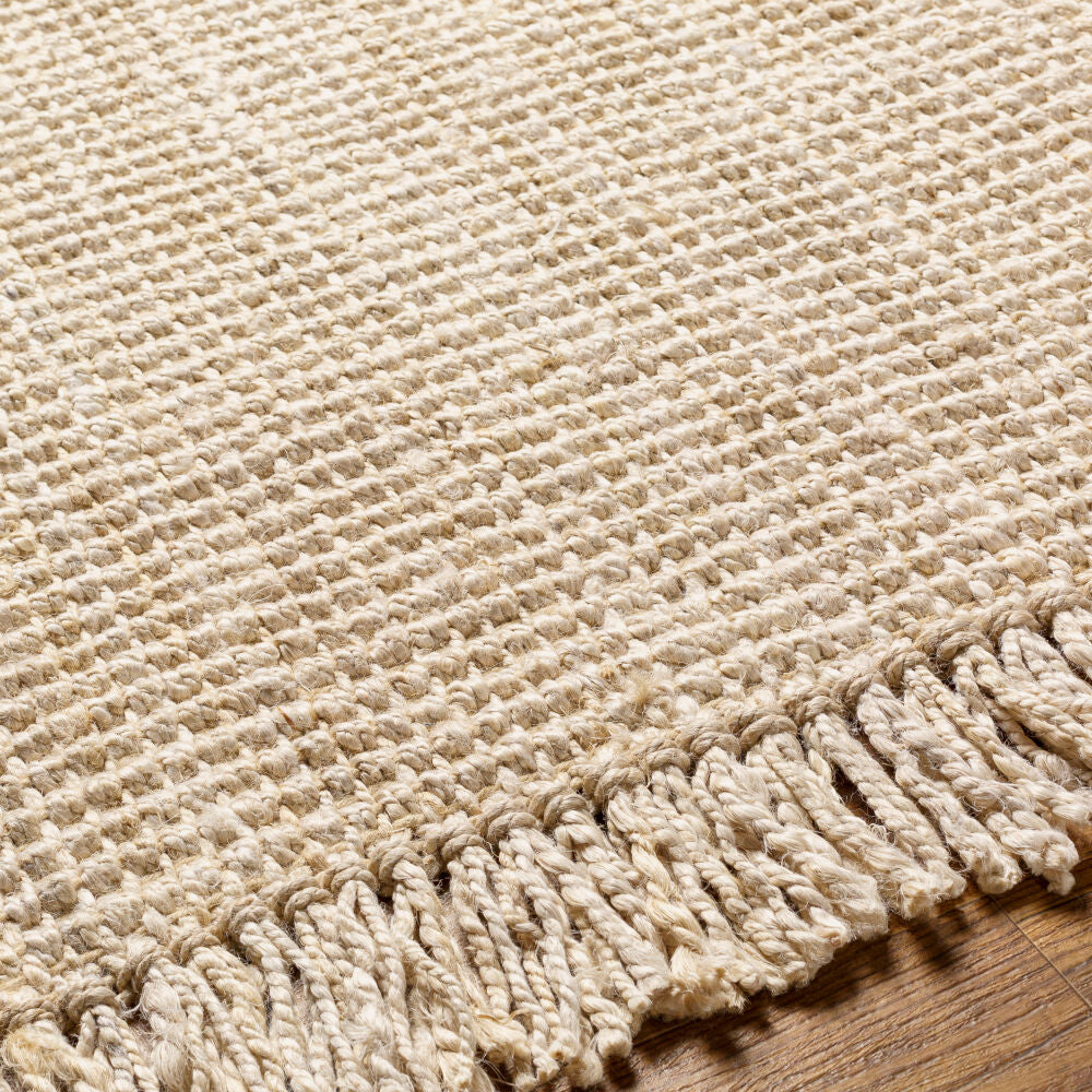 Chunky Naturals Cream Handmade Rug - texture