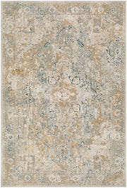 Canyon Light Gray/Teal Machine Woven Rug CYY-2303 - 10' x 14'