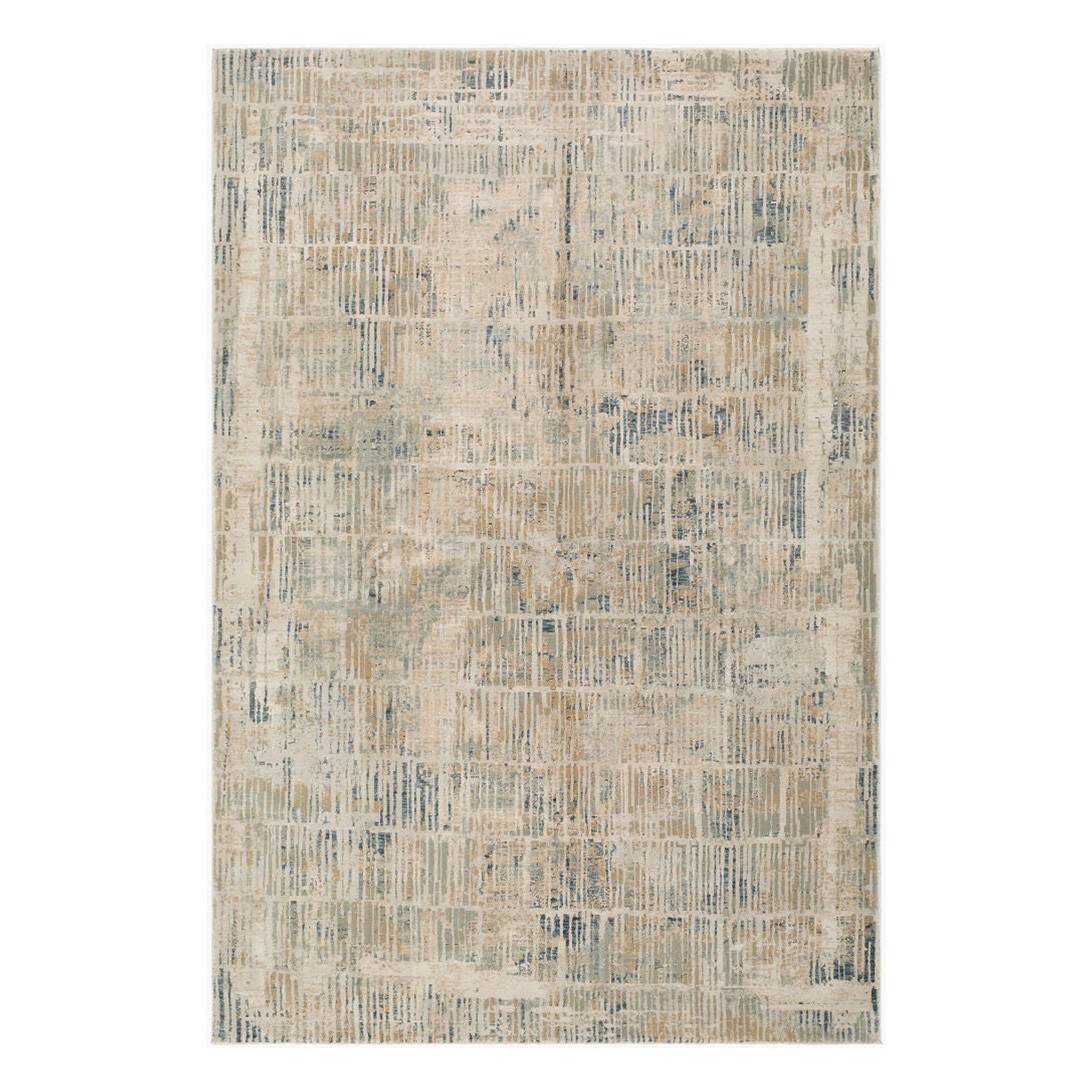 Canyon Light Gray/Teal Machine Woven Rug CYY-2305 - 10' x 14'