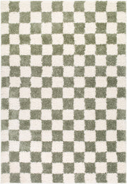 Czechia Ivory/Olive Machine Woven Rug - 5'3" x 7'