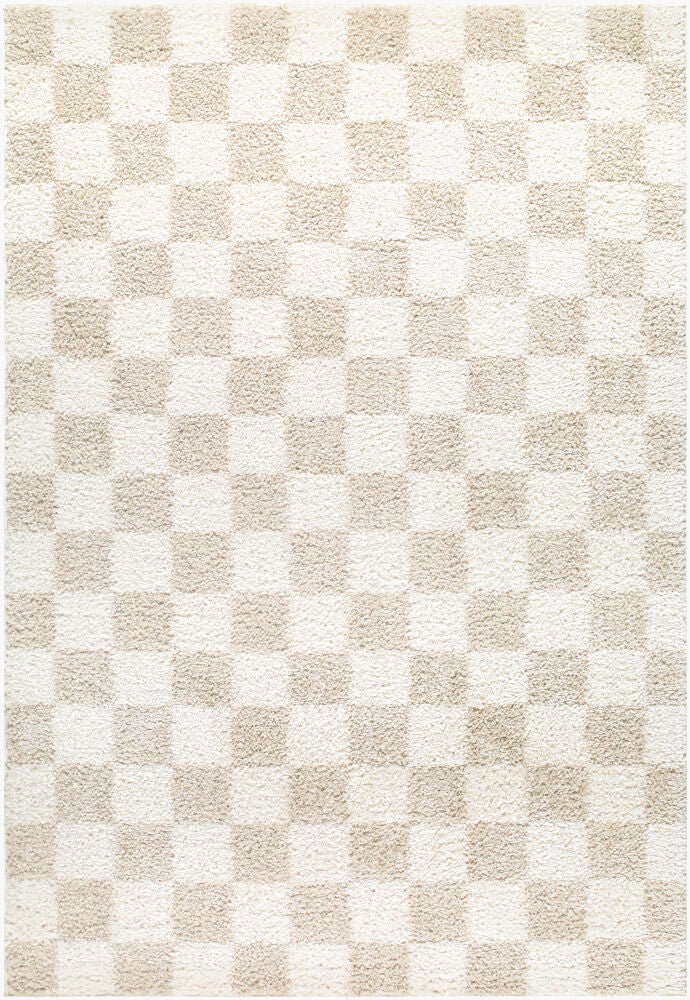 Czechia Ivory/Off-White Machine Woven Rug CZE-2306 - 5'3" x 7'