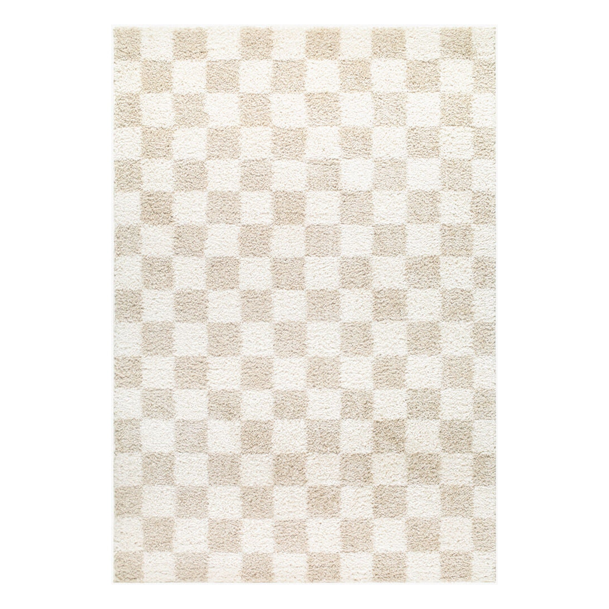 Czechia Ivory/Off-White Machine Woven Rug CZE-2306 - 5'3" x 7'