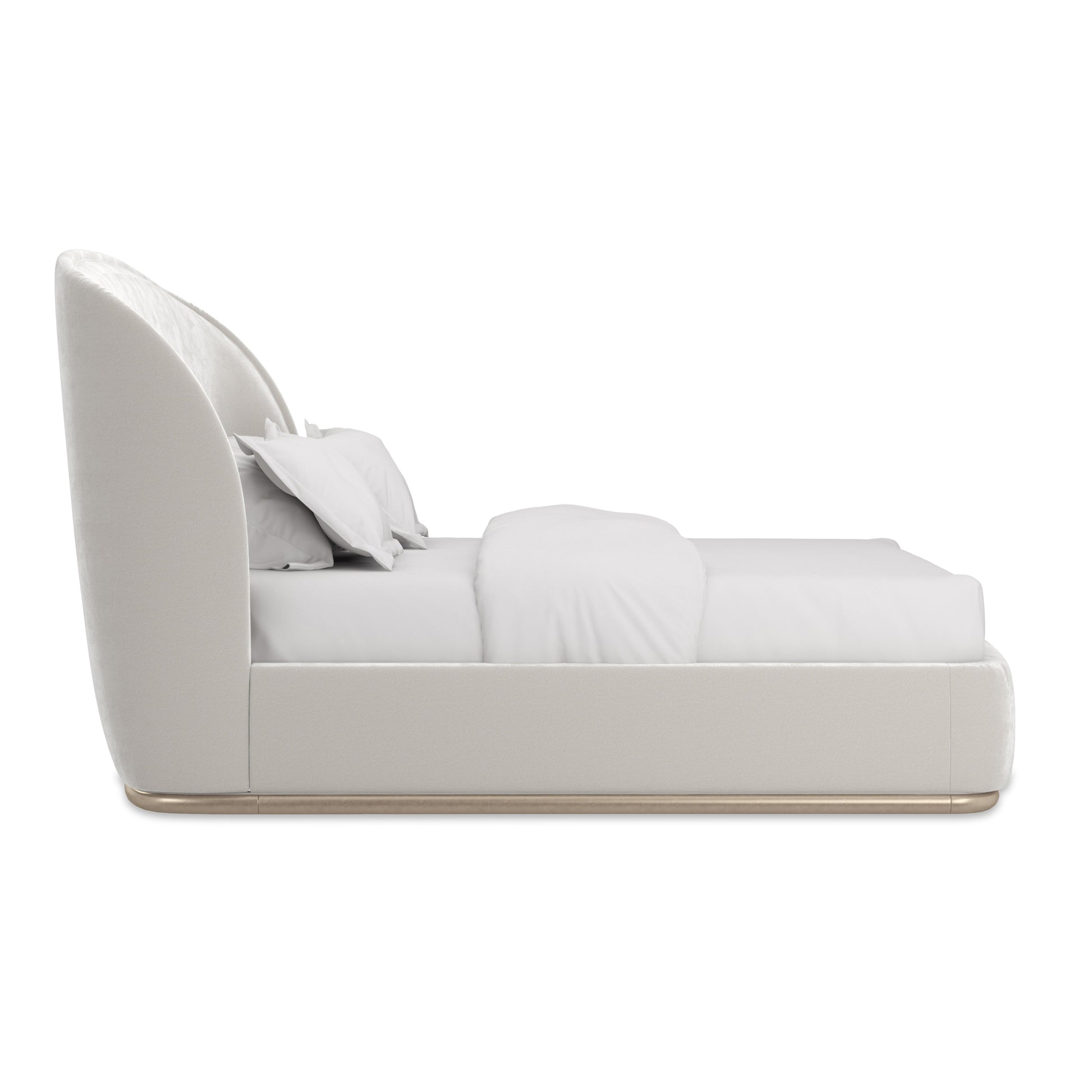 Opal Bed - Kg Soft Silver Paint 89" by Caracole - view 5