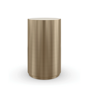 Contrast Light Spot Table Lucent Bronze Metallic End Table 14" by Caracole