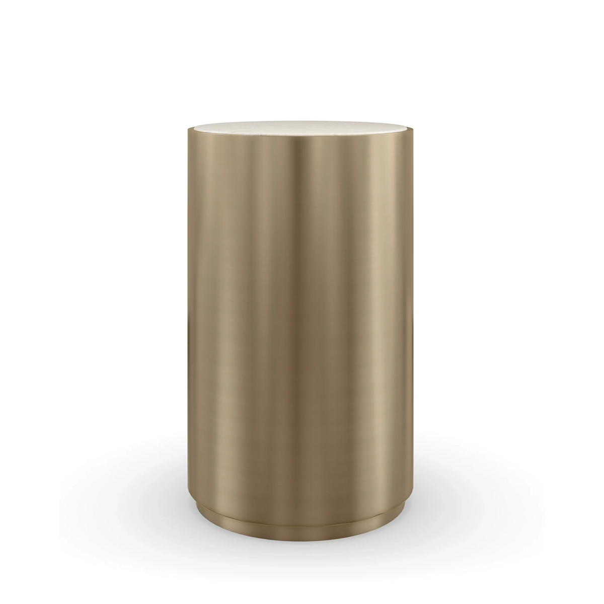 Contrast Light Spot Table Lucent Bronze Metallic End Table 14" by Caracole