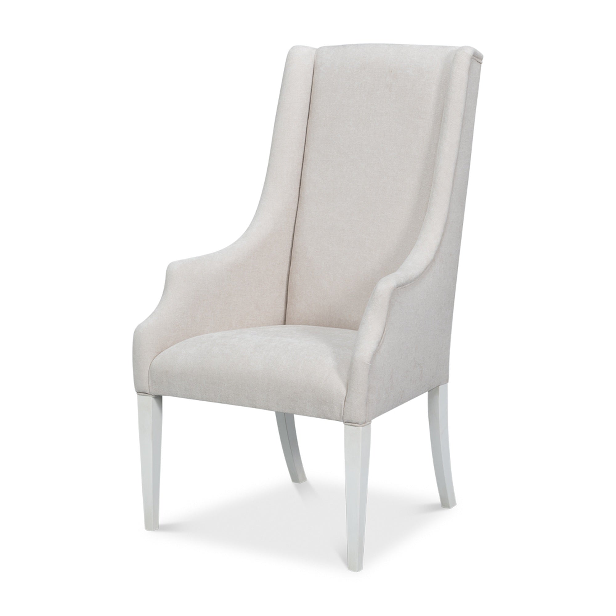 Captains Chair,Cortina White,Taupe by Sarreid Ltd