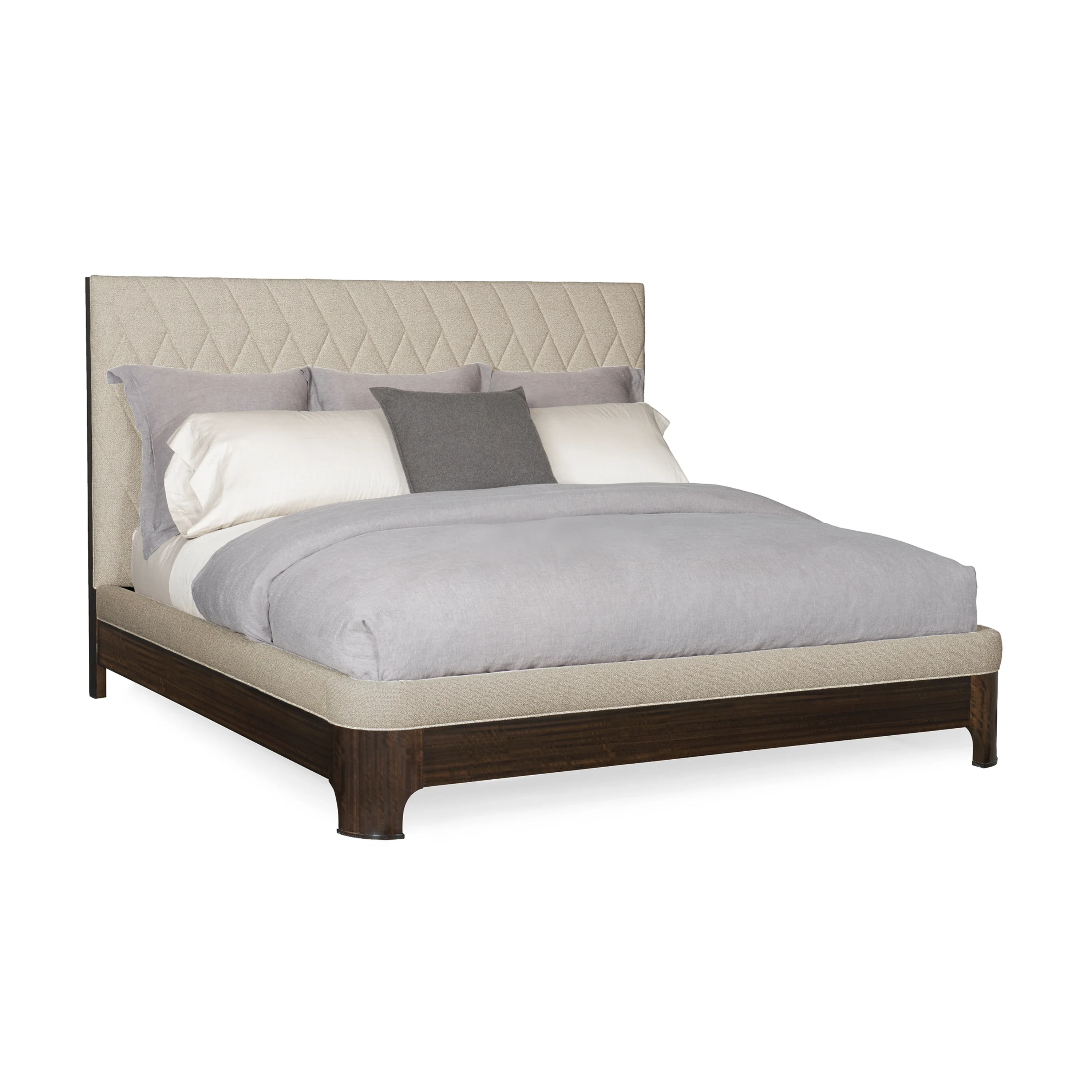Moderne Bed Qn Aged Bourbon 68.50" by Caracole