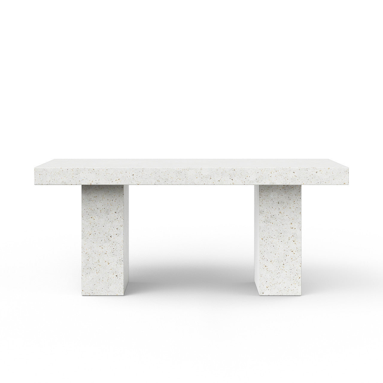 Mixx - Elcor Dining Table - 35.5" x 70.75" - Ivory Terrazzo