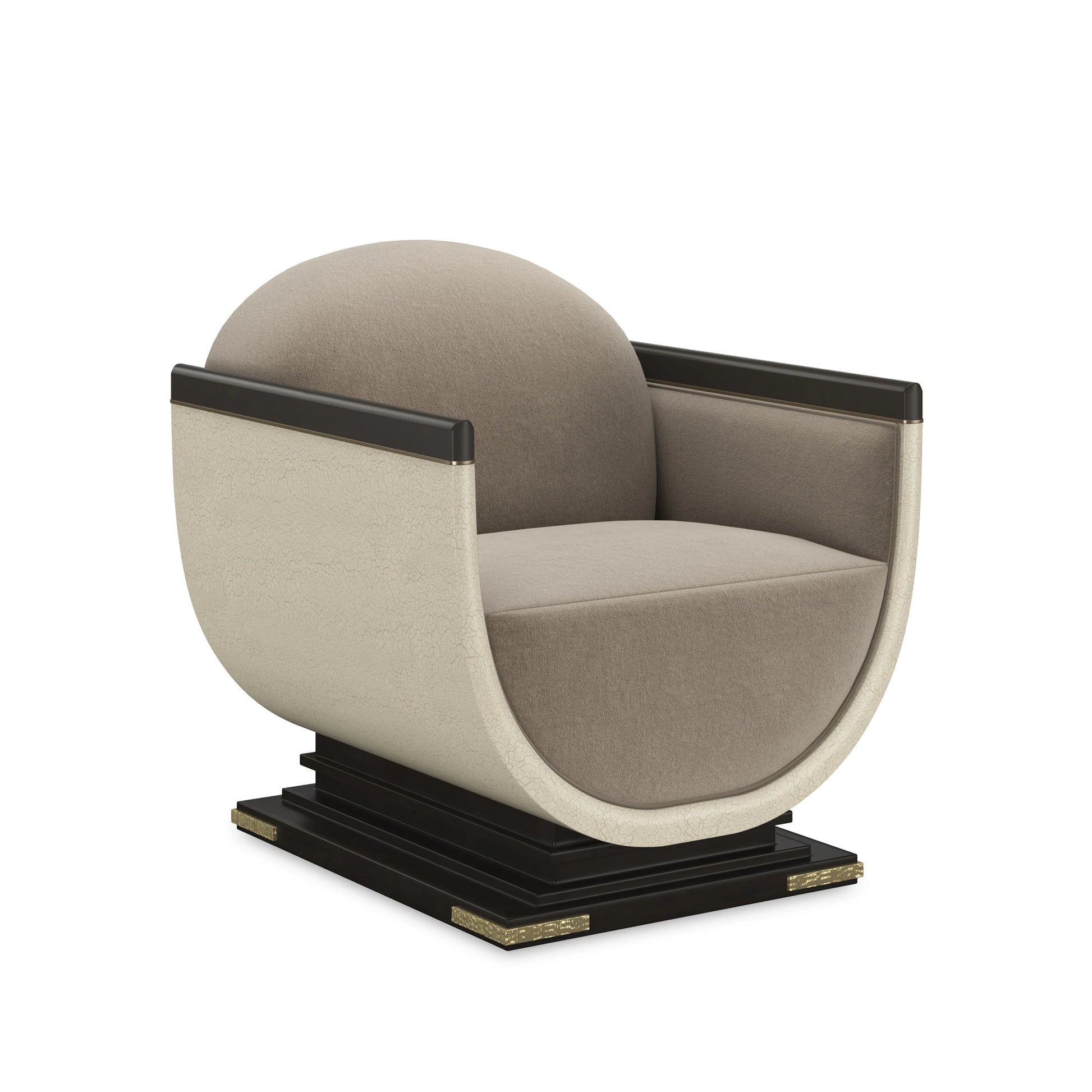 Helena Chair Brushed Gold 30" by Caracole - view 3