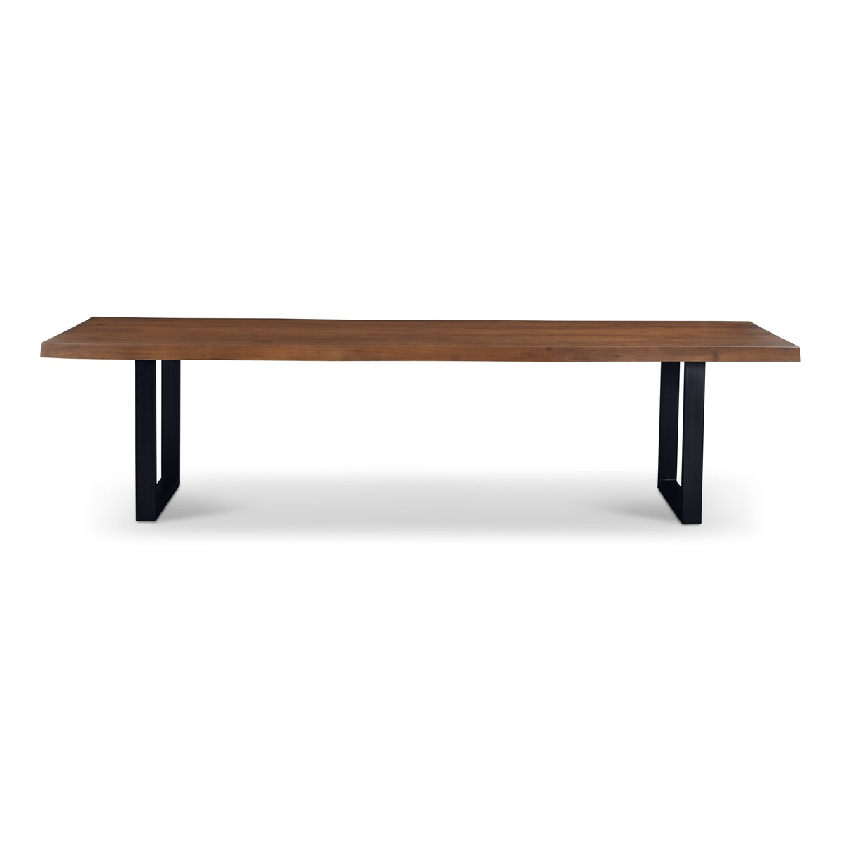 Brooks Dining Table U Base 40" x 116" Americano Top - Black Base by Urbia - product view