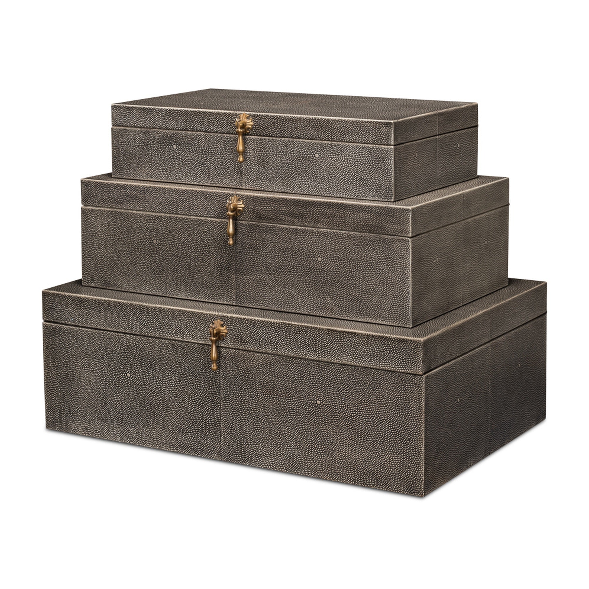 Cosmos Nesting Boxes, Set Of Three by Sarreid Ltd