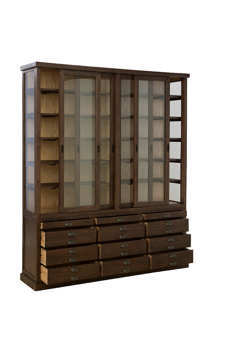 Brown Balmoral Display Cabinet - 75'