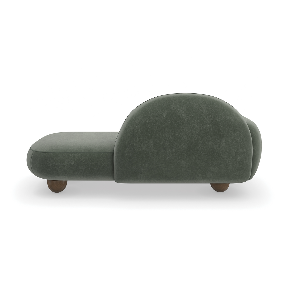 Cypress Retro Walnut Chaise 80" by Caracole - view 6