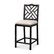 Brighton Counter Stool, Antique Black by Sarreid Ltd