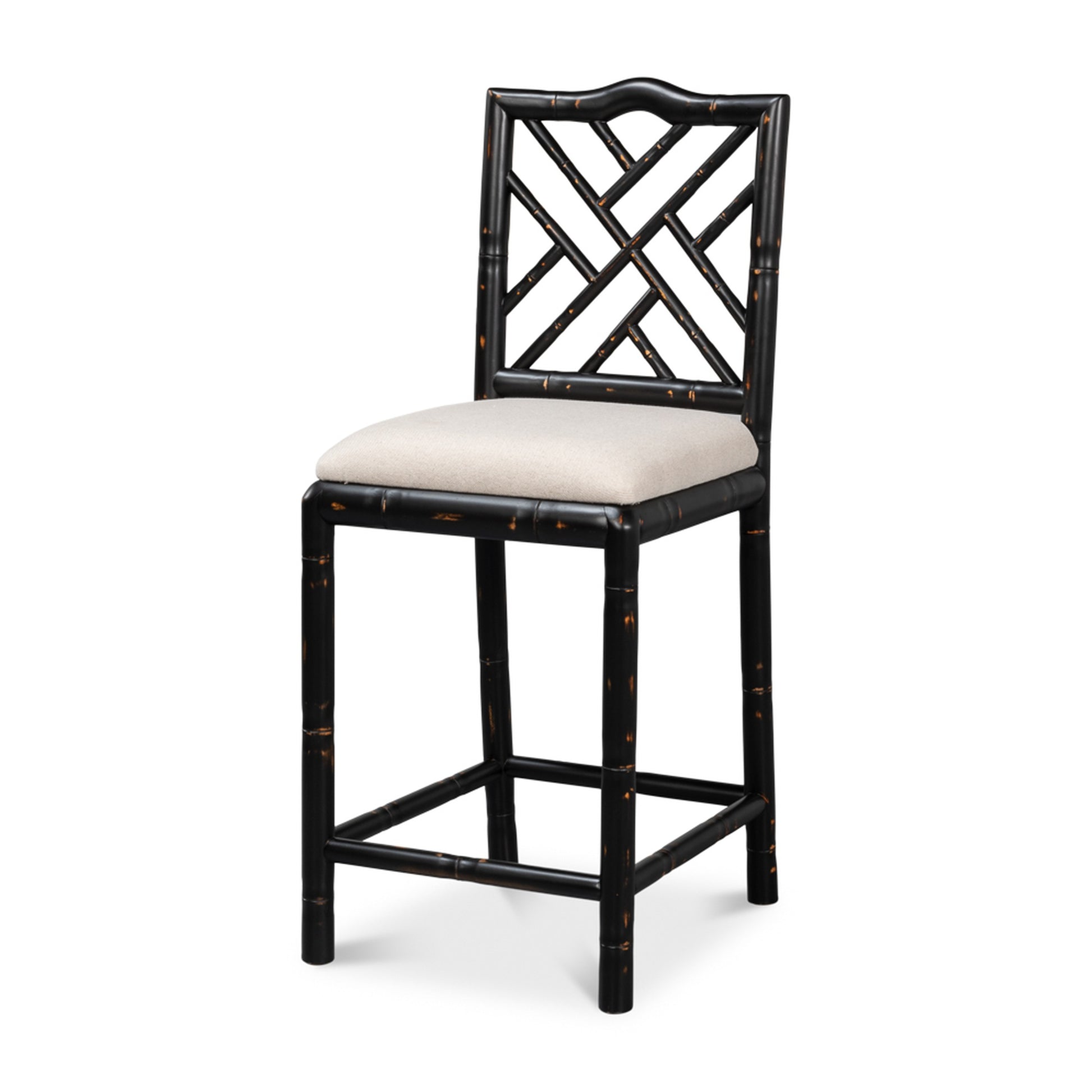 Brighton Counter Stool, Antique Black by Sarreid Ltd