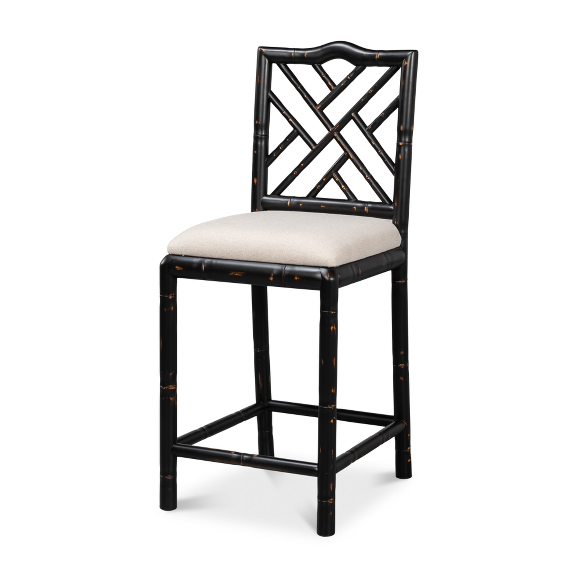 Brighton Counter Stool, Antique Black by Sarreid Ltd